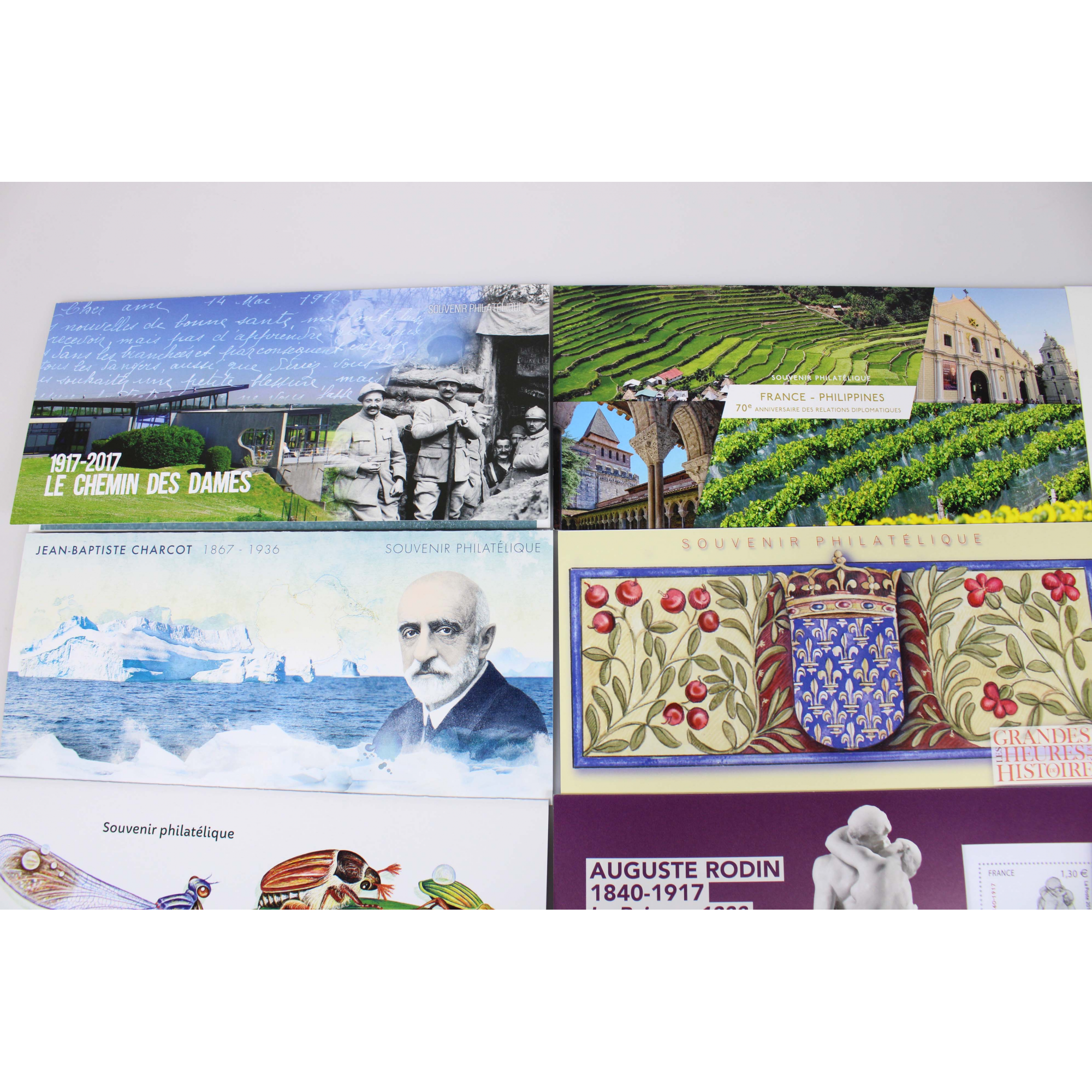 FRANCE COLLECTION BLOCS SOUVENIRS 2017 ANNÉE COMPLÈTE N° 132 A 141 NEUFS**