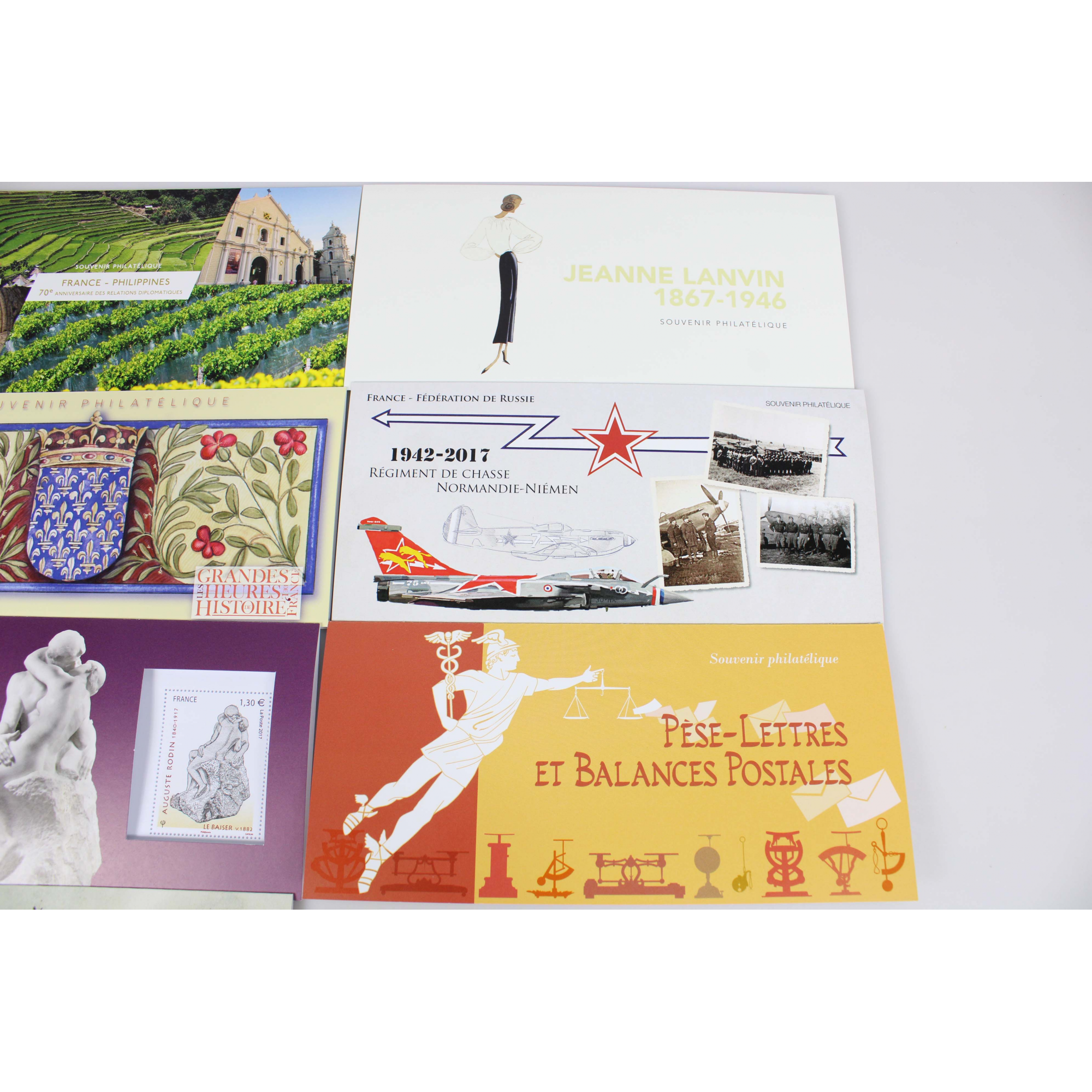 FRANCE COLLECTION BLOCS SOUVENIRS 2017 ANNÉE COMPLÈTE N° 132 A 141 NEUFS**
