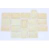 MONACO N° 119 A 134 PAYSAGES PRINCIPAUTÉ, SÉRIE TIMBRES POSTE NEUFS* 1933-1937