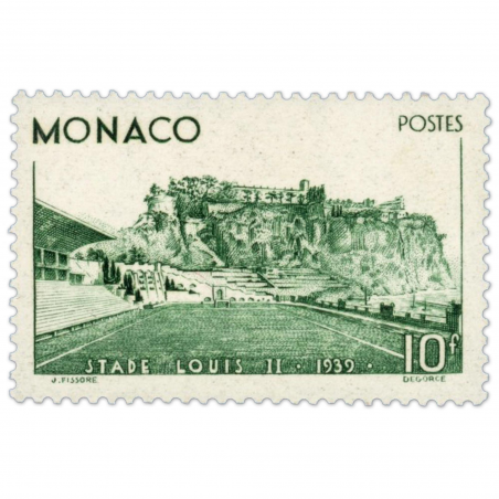 MONACO TIMBRE N° 184 INAUGURATION STADE LOUIS II, TIMBRE NEUF* ANNÉE 1939