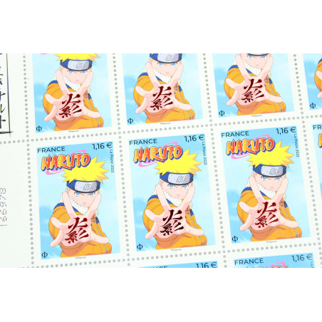 FEUILLET DE FRANCE - NARUTO - N° F80 - ANNÉE 2022 TIMBRES NEUFS**