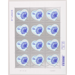 FEUILLET DE FRANCE - COEUR SAINT LOUIS YT 5552 - ANNÉE 2022 TIMBRES NEUFS**