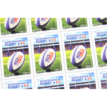 FEUILLET DE FRANCE - BICENTENAIRE DU RUGBY A XV N° F112 - TIMBRES NEUFS** 2023