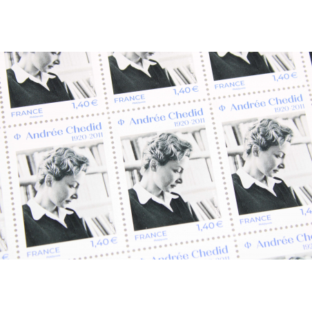 FEUILLET DE FRANCE - ANDRÉE CHEDID N° F1 - ANNÉE 2020 - TIMBRES NEUFS**