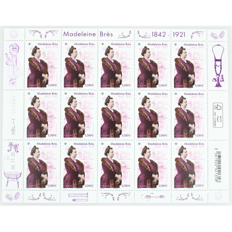 FEUILLET DE FRANCE - MADELEINE BRÈS N° F11 - ANNÉE 2021 - TIMBRES NEUFS**