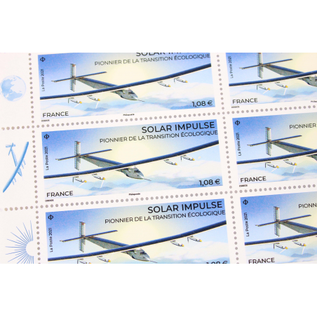 FEUILLET DE FRANCE - SOLAR IMPULSE - N° F30 - ANNÉE 2021 - TIMBRES NEUFS**