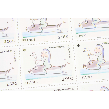 FEUILLET DE FRANCE - CAMILLE HENROT - ANNÉE 2021 - N° F36 TIMBRES NEUFS**