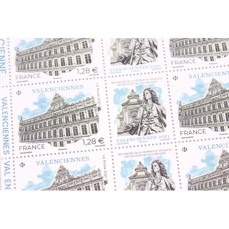 FEUILLET DE FRANCE - VALENCIENNES - ANNÉE 2021 - N° F41 TIMBRES NEUFS**