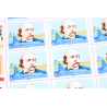 FEUILLET DE FRANCE - GUSTAVE FLAUBERT - ANNÉE 2021 - N° F43 TIMBRES NEUFS**