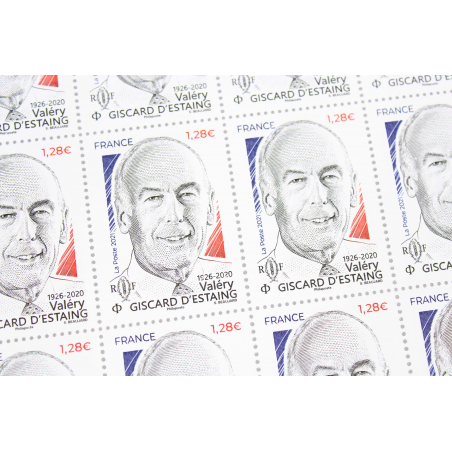 FEUILLET DE FRANCE - VALÉRY GISCARD D'ESTAING, ANNÉE 2021 N° F44 TIMBRES NEUFS**