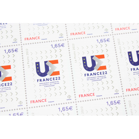 FEUILLET DE FRANCE - PRÉSIDENCE FRANCAISE UE - ANNÉE 2022 N° F46 TIMBRES NEUFS**