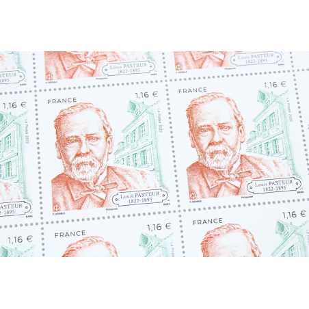 FEUILLET DE FRANCE - LOUIS PASTEUR - ANNÉE 2022 - N° F49 TIMBRES NEUFS**