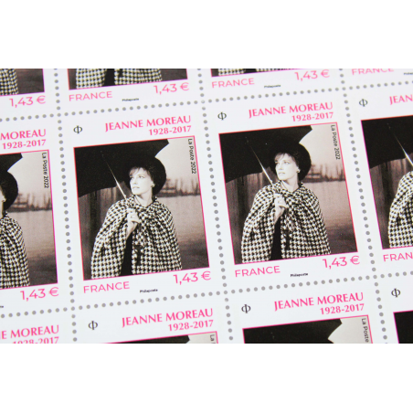 FEUILLET DE FRANCE - JEANNE MOREAU - ANNÉE 2022 - N° F63 TIMBRES NEUFS**