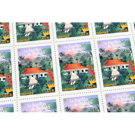 FEUILLET DE FRANCE - LE JARDIN DE BALATA - ANNÉE 2022 - N° F64 TIMBRES NEUFS**