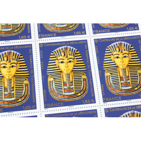 FEUILLET DE FRANCE - DÉCOUVERTE TOUTANKHAMON - ANNÉE 2022 N° F67 TIMBRES NEUFS**