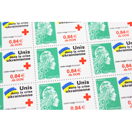 FEUILLET DE FRANCE - SOLIDARITÉ CRISE UKRAINIENNE 2022 - N°F69 - TIMBRES NEUFS**