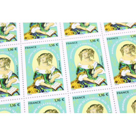 FEUILLET DE FRANCE - MADAME DE LA FAYETTE N° F99 - ANNÉE 2023 - TIMBRES NEUFS**