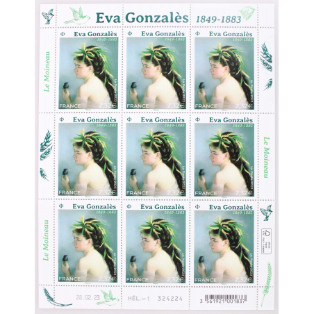 FEUILLET DE FRANCE - EVA GONZALÈS N° F96 - ANNÉE 2023 - TIMBRES NEUFS**