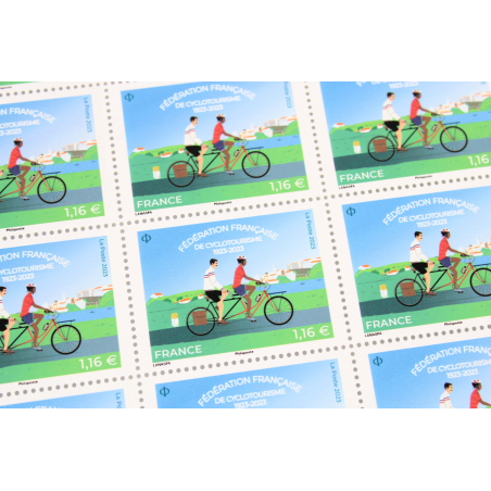 FEUILLET DE FRANCE - CYCLOTOURISME - N° F109 - ANNÉE 2023 - TIMBRES NEUFS**