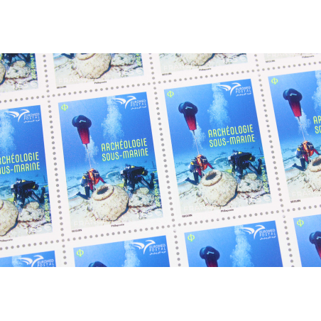 FEUILLET DE FRANCE - ARCHÉOLOGIE SOUS-MARINE - N° F72 ANNÉE 2022 TIMBRES NEUFS**