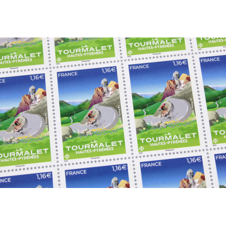 FEUILLET DE FRANCE - LE TOURMALET - N° F71 ANNÉE 2022 TIMBRES NEUFS**