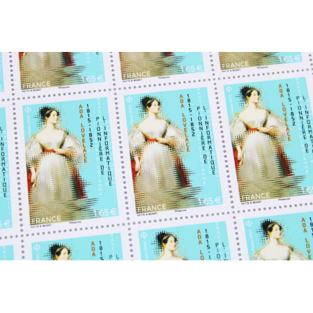 FEUILLET DE FRANCE - ADA LOVELACE - N° F82 - ANNÉE 2022 - TIMBRES NEUFS**