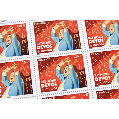 FEUILLET DE FRANCE - RAYMOND DEVOS - N° F85 - ANNÉE 2022 - TIMBRES NEUFS**