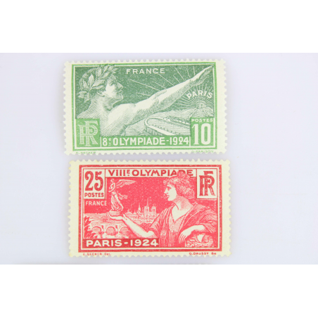 FRANCE N° 183 à 186, JEUX OLYMPIQUES DE PARIS, TIMBRES NEUFS*/** DE 1924