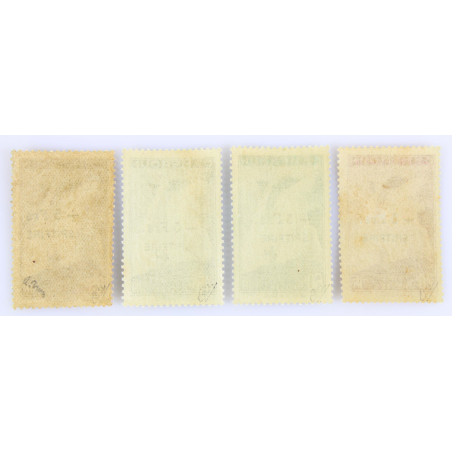 CAMEROUN N° 236 A 239 COLONIES FRANCAISES, TIMBRES NEUFS SANS GOMME DE 1940-43