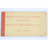 CARNET ANCIEN N° 138-C 1 TYPE SEMEUSE CAMÉE, TIMBRES NEUFS SANS CHARNIÈRE 1910