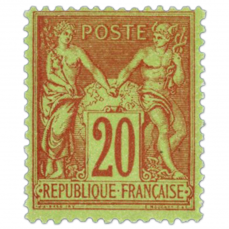 FRANCE TYPE SAGE N° 96, TIMBRE NEUF** GOMME SUPERBE FRAICHEUR POSTALE - 1884