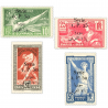 SYRIE N° 149 À 152 JEUX OLYMPIQUES AVEC SURCHARGE BILINGUE, TIMBRES NEUFS** 1924