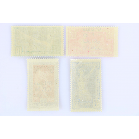 GRAND LIBAN N° 45 À 48 JEUX OLYMPIQUES SURCHARGÉS, TIMBRES NEUFS** ANNÉE 1924-25