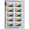 POSTE AÉRIENNE N° 78 CAROLINE AIGLE 2014 FEUILLE COLLECTOR 10 TIMBRES NEUFS**