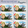POSTE AÉRIENNE N° 78 CAROLINE AIGLE 2014 FEUILLE COLLECTOR 10 TIMBRES NEUFS**