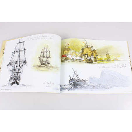 LE LIVRE DES TIMBRES "FIGURES DE PROUE - NAVIRES ET MARINS DE LÉGENDE" 2008