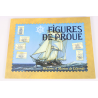 LE LIVRE DES TIMBRES "FIGURES DE PROUE - NAVIRES ET MARINS DE LÉGENDE" 2008