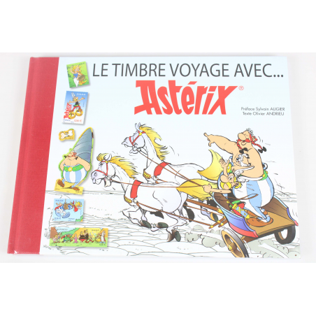 LE LIVRE DES TIMBRES "LE TIMBRE VOYAGE AVEC ASTÉRIX" 2009