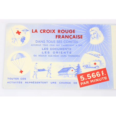 FRANCE CARNET N° 2001 CROIX-ROUGE, TIMBRES NEUFS** DE 1952 GOMME LUXE