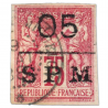 COLONIES FRANCAISES SAINT PIERRE ET MIQUELON N° 10, TIMBRE OBLITÉRÉ - 1885-91