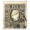 AUTRICHE TIMBRE N° 12 TYPE 2 FRANCOIS JOSEPH 1ER, OBLITÉRÉ SIGNÉ BRUN ANNÉE 1859