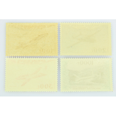 SÉRIE MAGISTER FRANCE POSTE AÉRIENNE N° 30-33 TIMBRES NEUFS SANS CHARNIÈRE 1954