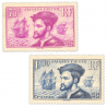 FRANCE N° 296 ET 297 JACQUES CARTIER, TIMBRES NEUFS** SIGNÉS EXPERT CHEZ BRUN