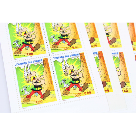 LOT DE 20 CARNETS ASTÉRIX TIMBRES 3 FRANCS POUR AFFRANCHISSEMENT, FACIALE 64€