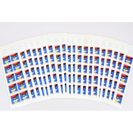 LOT DE 20 CARNETS CR 1996 TIMBRES 3 FRANCS POUR AFFRANCHISSEMENT, FACIALE 91€