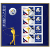 FRANCE BLOC FEUILLET N° 144 GOLF RYDER CUP AVEC OBLITÉRATIONS 1ER JOUR - 2018