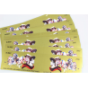 LOT 20 CARNETS LA CHANSON FRANCAISE TIMBRES 2,30 FR POUR AFFRANCHIR, FACIALE 42€