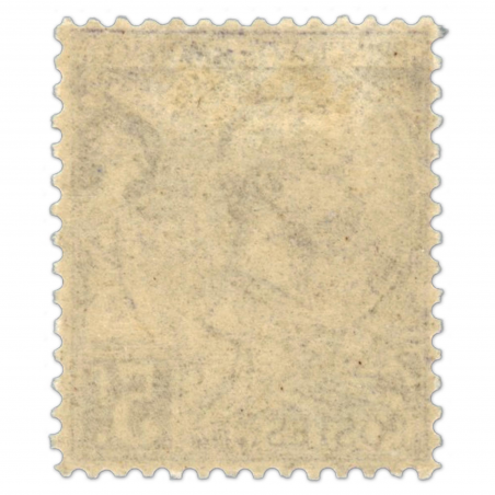 MONACO N° 46 PRINCE ALBERT 1ER, 5f. VIOLET, TIMBRE POSTE NEUF* 1920-21 COTE 250€