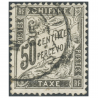 FRANCE TAXE N°20 50c., TIMBRE OBLITÉRÉ SIGNÉ EXPERT CHEZ BRUN, ANNÉE 1892