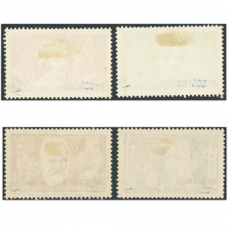 FRANCE SÉRIE N°330a À 333a, AU PROFIT DES CHÔMEURS INTELLECTUELS, TIMBRES NEUFS, 1936